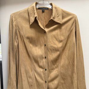 Company Ellen Tracy Butter Suede Shirt/Jacket